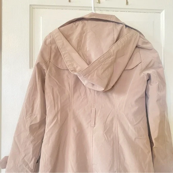 LONDON FOG COLLECTION Hooded Tan Women's Trench Coat Size PXXS - Picture 8 of 9